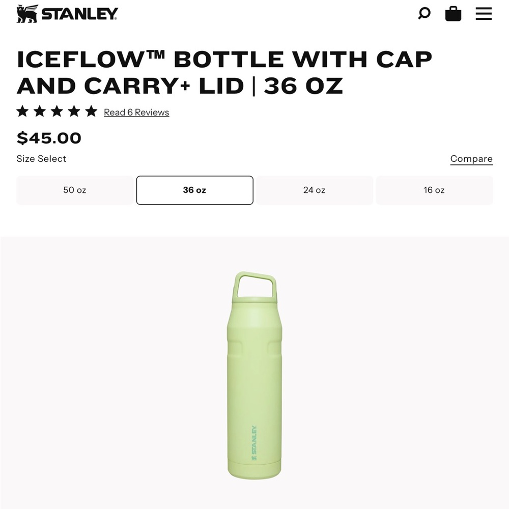 NWT Stanley Iceflow 30oz Walter bottle